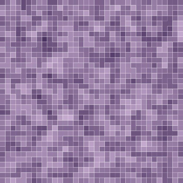 Mosaico cuadrado púrpura brillante para el fondo de textura.