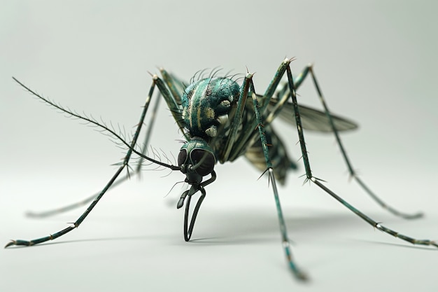 Foto gratuita el mosquito en 3d en el estudio