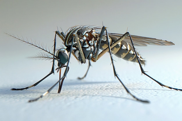 Foto gratuita el mosquito en 3d en el estudio