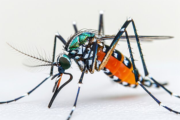 El mosquito en 3D en el estudio