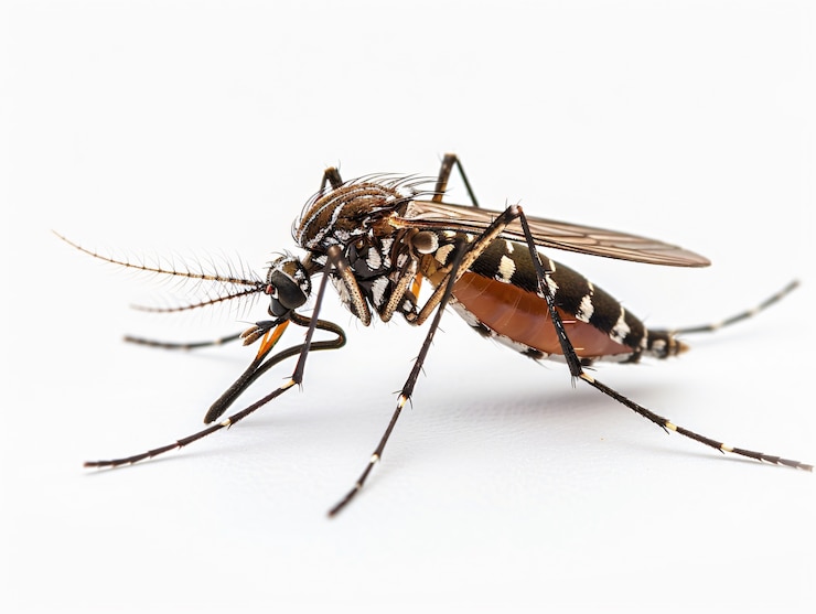 Foto gratuito el mosquito en 3d en el estudio