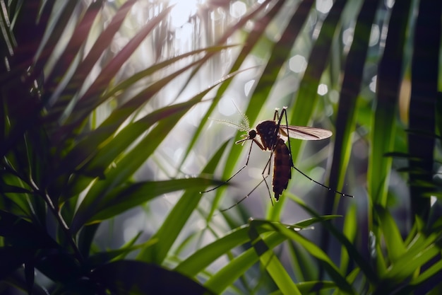 Foto gratuita mosquito muy detallado