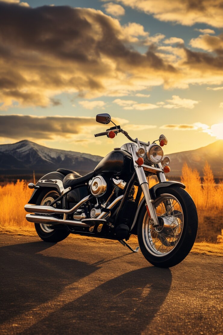 Foto gratuito moto genial al aire libre