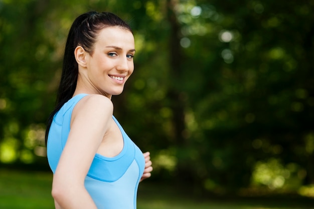 Mujer activa, jogging