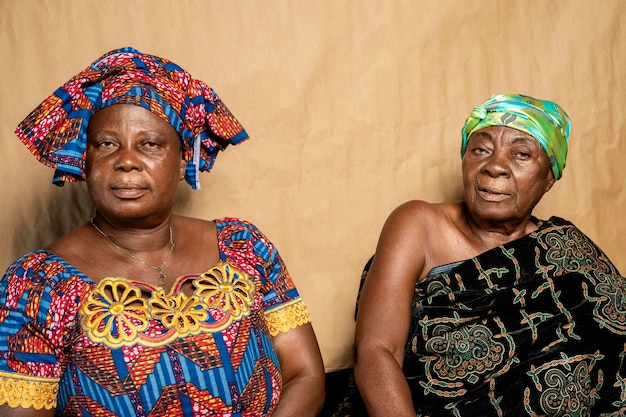 Mujer africana, mayor