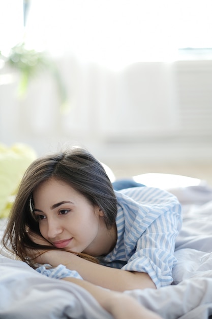 Mujer en casa