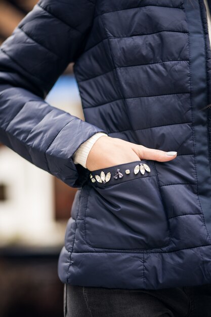 Mujer en una chaqueta