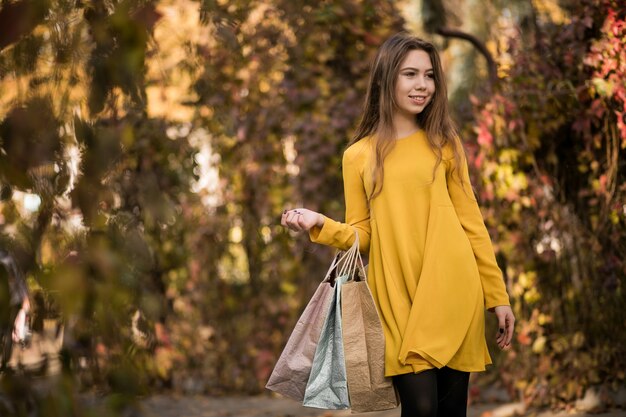 Mujer de compras