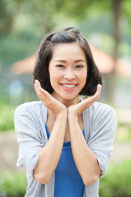 Mujer feliz