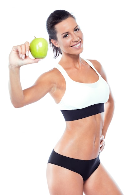 Foto gratuita mujer de gimnasio