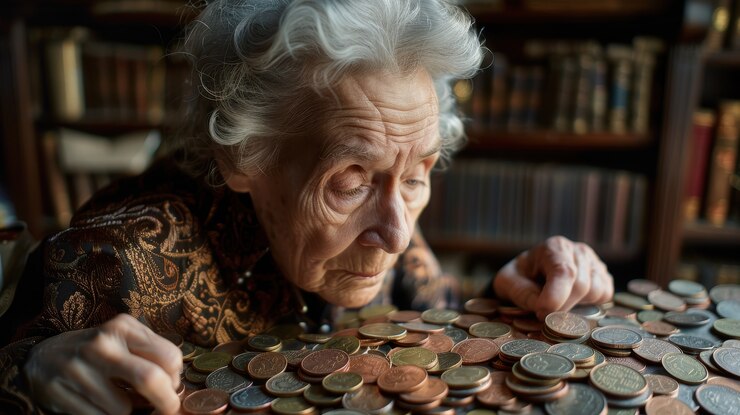 Foto gratuito mujer interactuando con el dinero