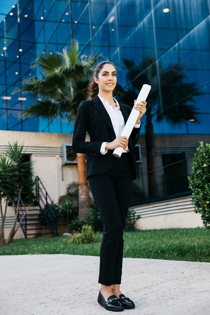 Mujer de negocios con estilo