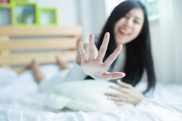 Mujeres en el dormitorio