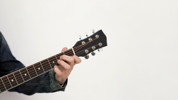 Música de guitarra al aire libre