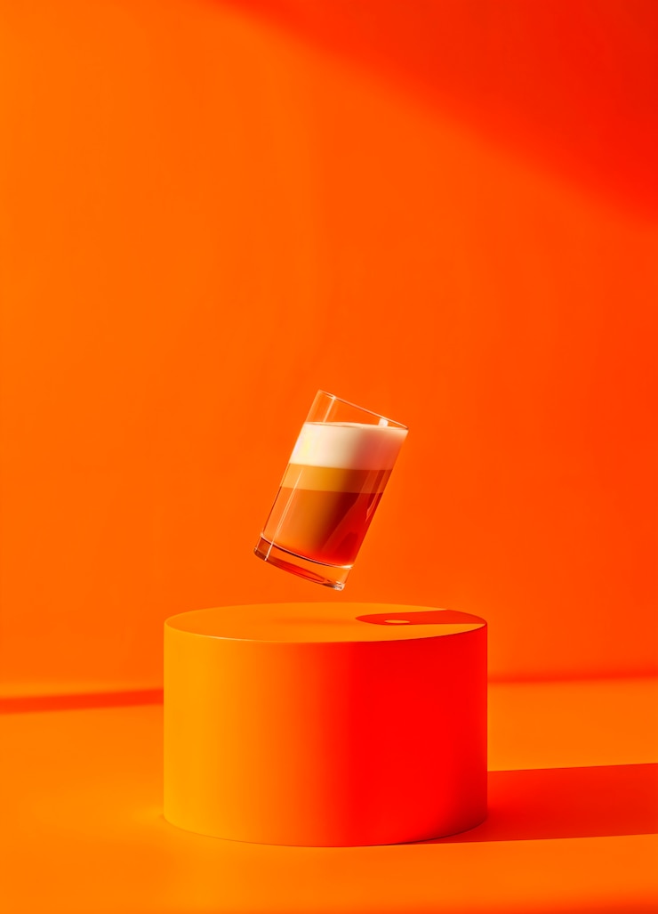 Foto gratuito la naturaleza muerta de la colorida bebida de café