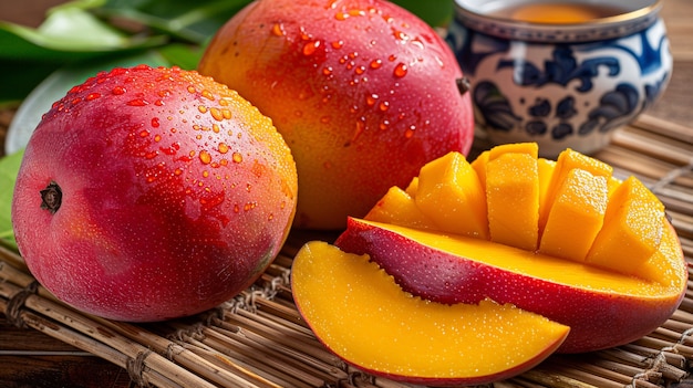 Foto gratuita la naturaleza muerta del mango