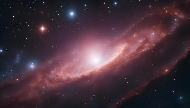 Nebulosa y galaxias en el espacio Elementos de esta imagen proporcionados por la NASA