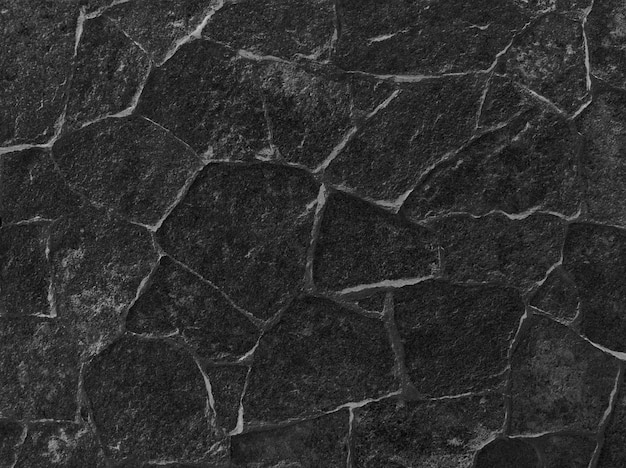 Negro grandes piedras textura