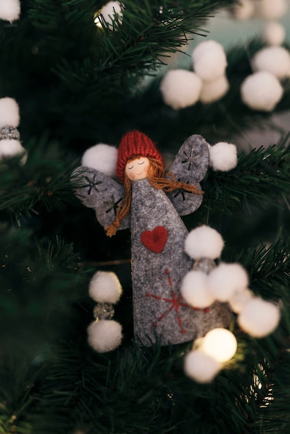Ángel mágico adorno de árbol de Navidad