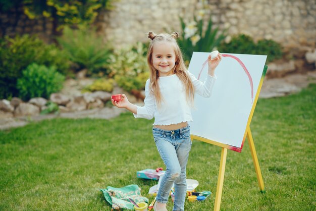 Niña dibujo