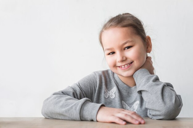 Niña sonriente