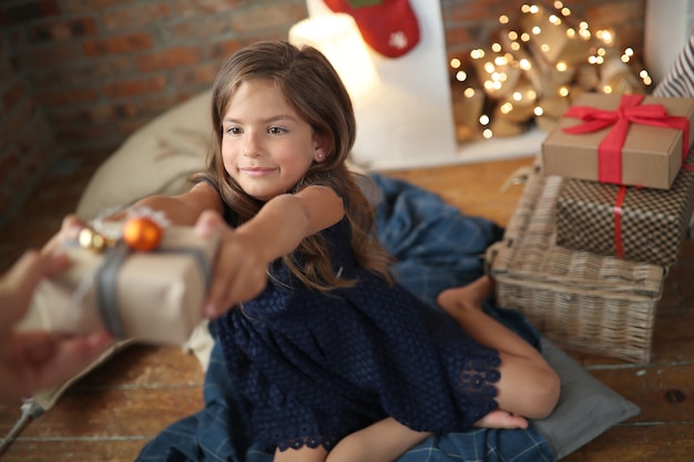 Niña en un vestido