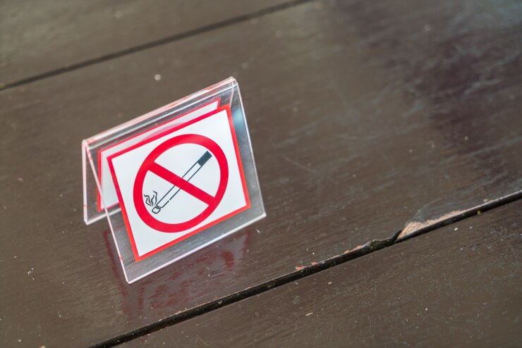 Photo Gratis no smoking sign