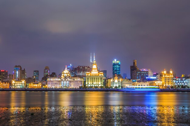 noche vista a la ciudad