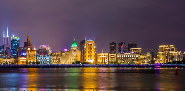 noche vista a la ciudad