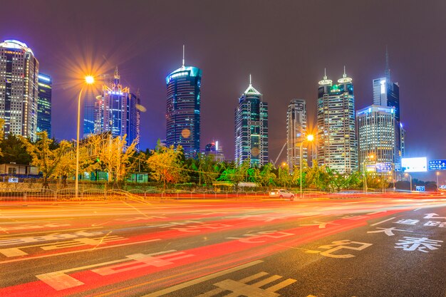 noche vista a la ciudad