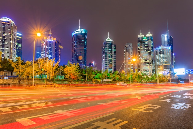 noche vista a la ciudad