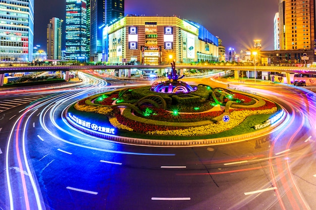 noche vista a la ciudad