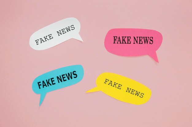 Noticias falsas en burbujas de discurso
