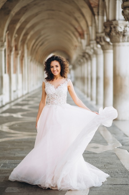 Foto gratuita novia en venecia