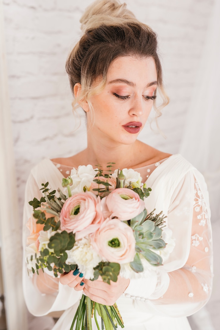 Foto gratuito novia