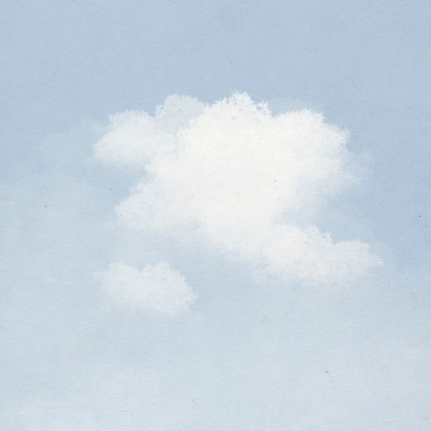 Foto gratuita nube de fondo en la ilustración de cielo azul