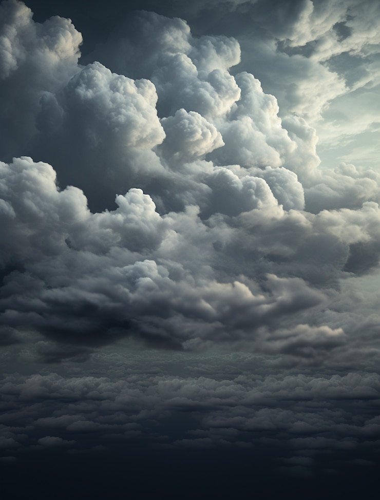 Foto gratuito nubes de estilo fotorrealista