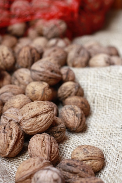 Foto gratuita nueces cerradas