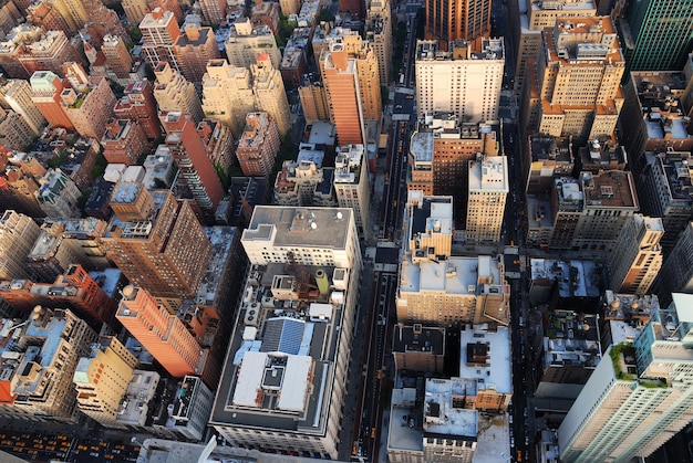 Foto gratuita nueva york rascacielos de la ciudad