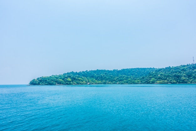 Foto gratuita océano y la isla