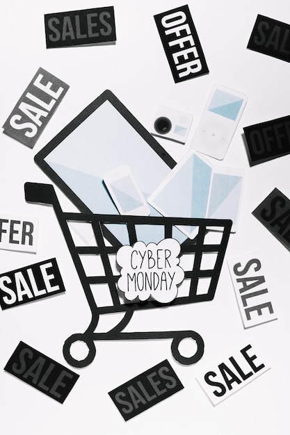 Oferta de descuento Cyber ​​Monday en manta de papel