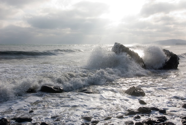 Olas rompientes