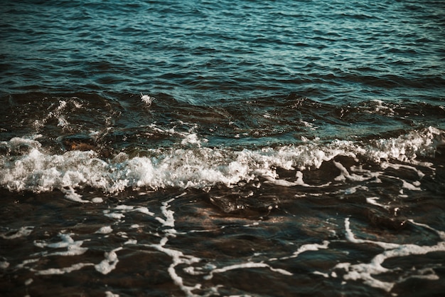 Olas en la superficie del agua