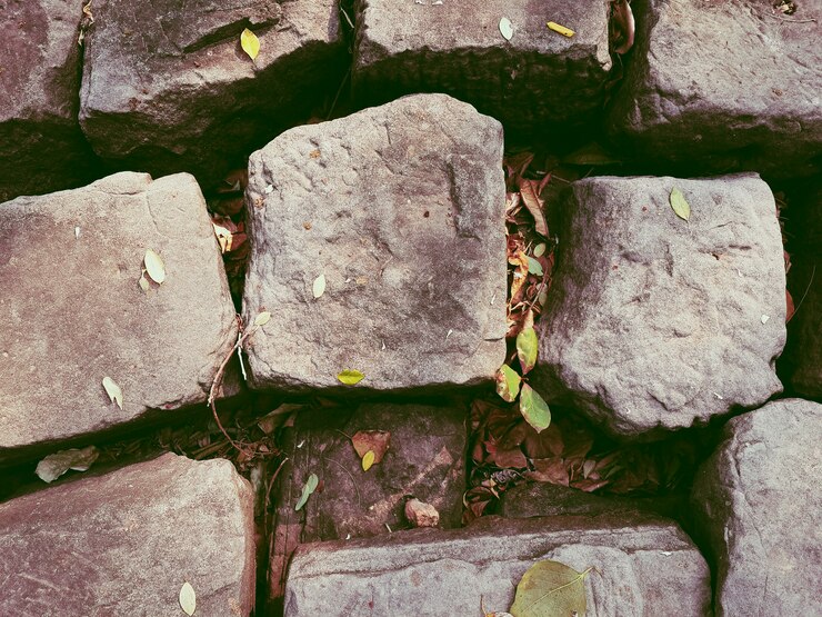 Foto gratuito old gray stone rock wall