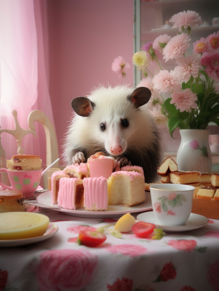Foto gratuito opossum de estilo de fantasía