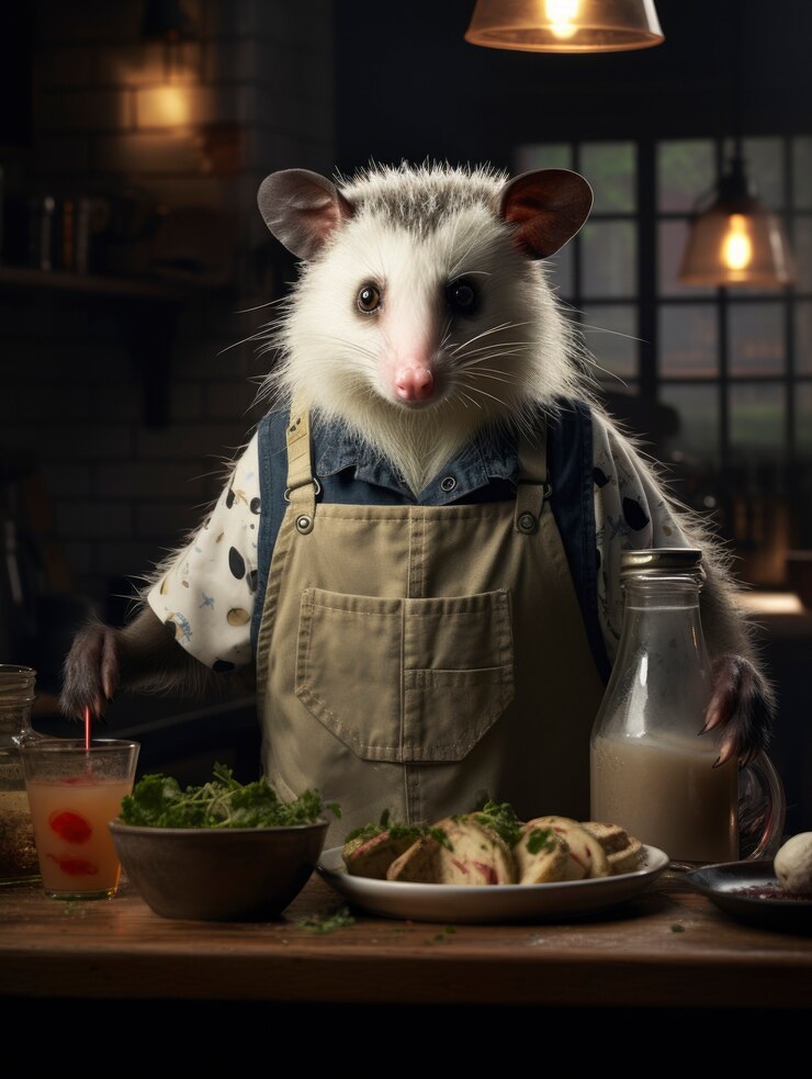 Foto gratuito opossum de estilo de fantasía