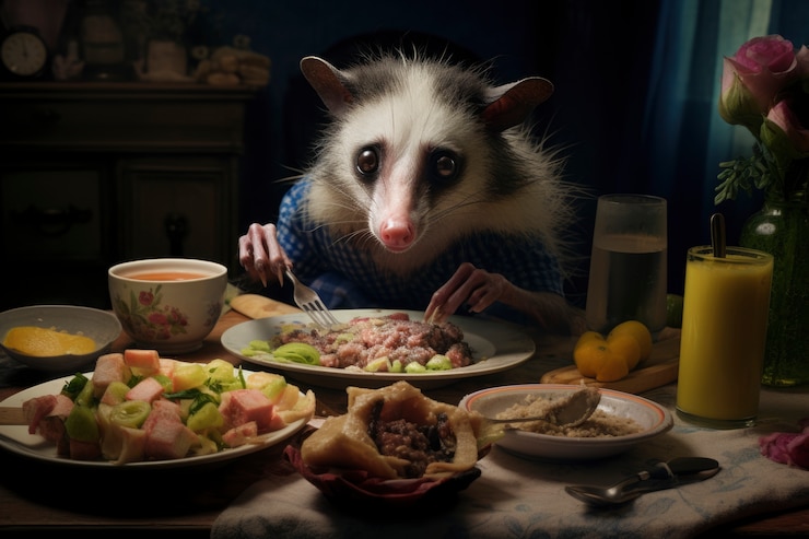 Foto gratuito opossum de estilo de fantasía