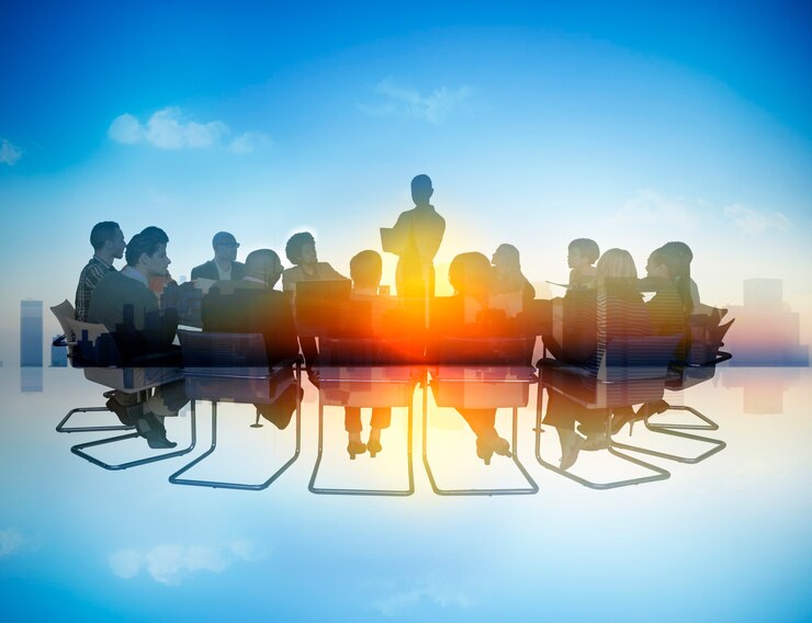 Photo Gratis orang-orang bisnis dalam rapat