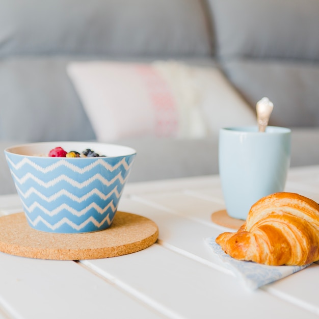 Organizar un desayuno dulce y vitaminado