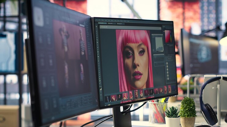 Photo Gratis organized creative workspace for graphic designers and photographers